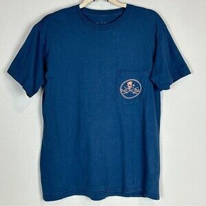Salt Life Blue Short Sleeve Pocket Skull T-shirt M